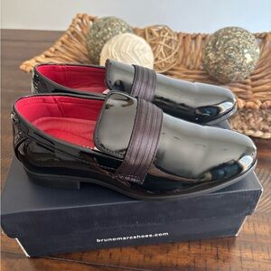 Bright Black Patent Leather Shoes